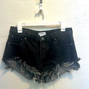 Glamorous - Black Denim Shorts